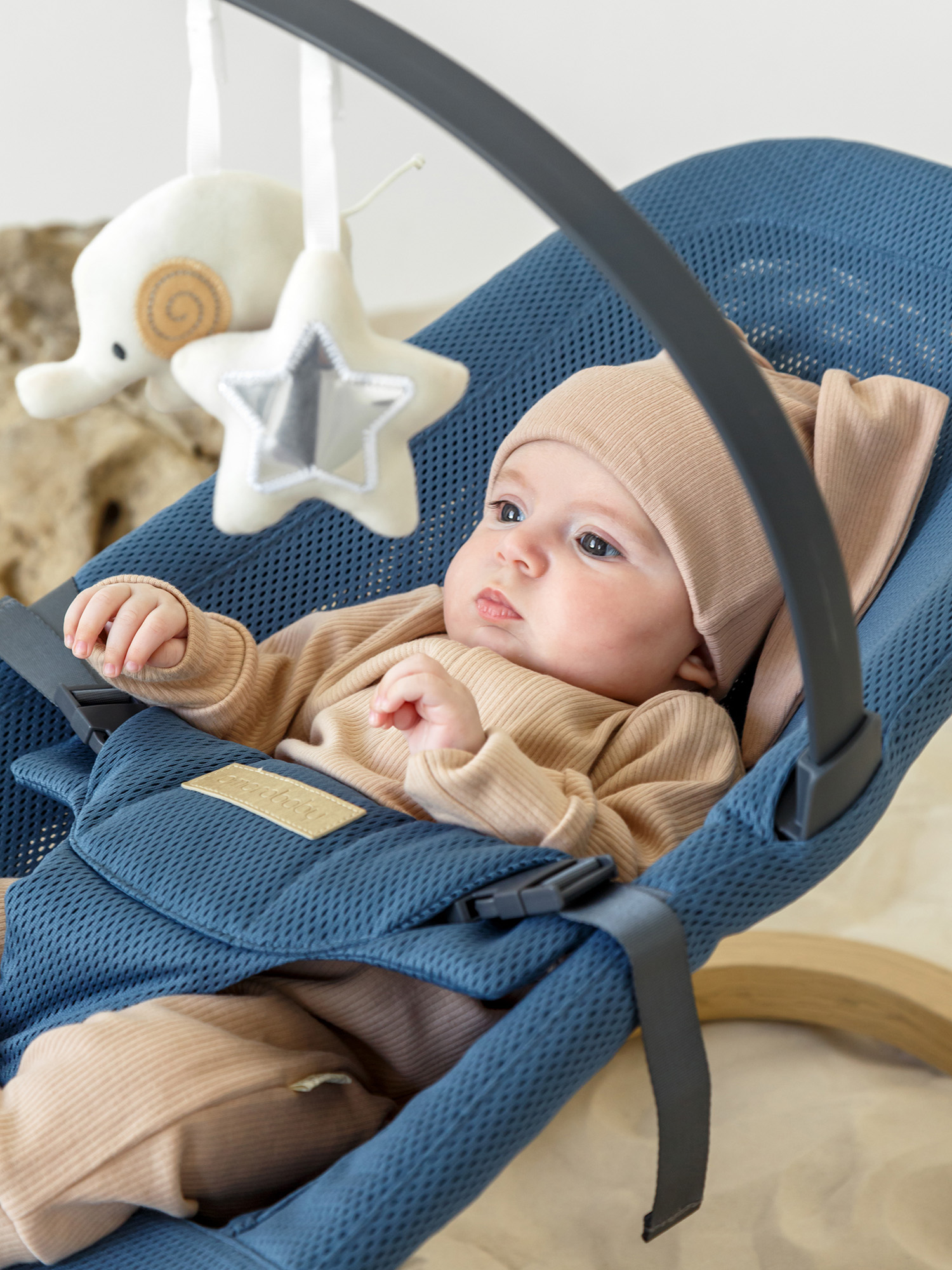 Шезлонг Amarobaby Baby relax синий - фото 12