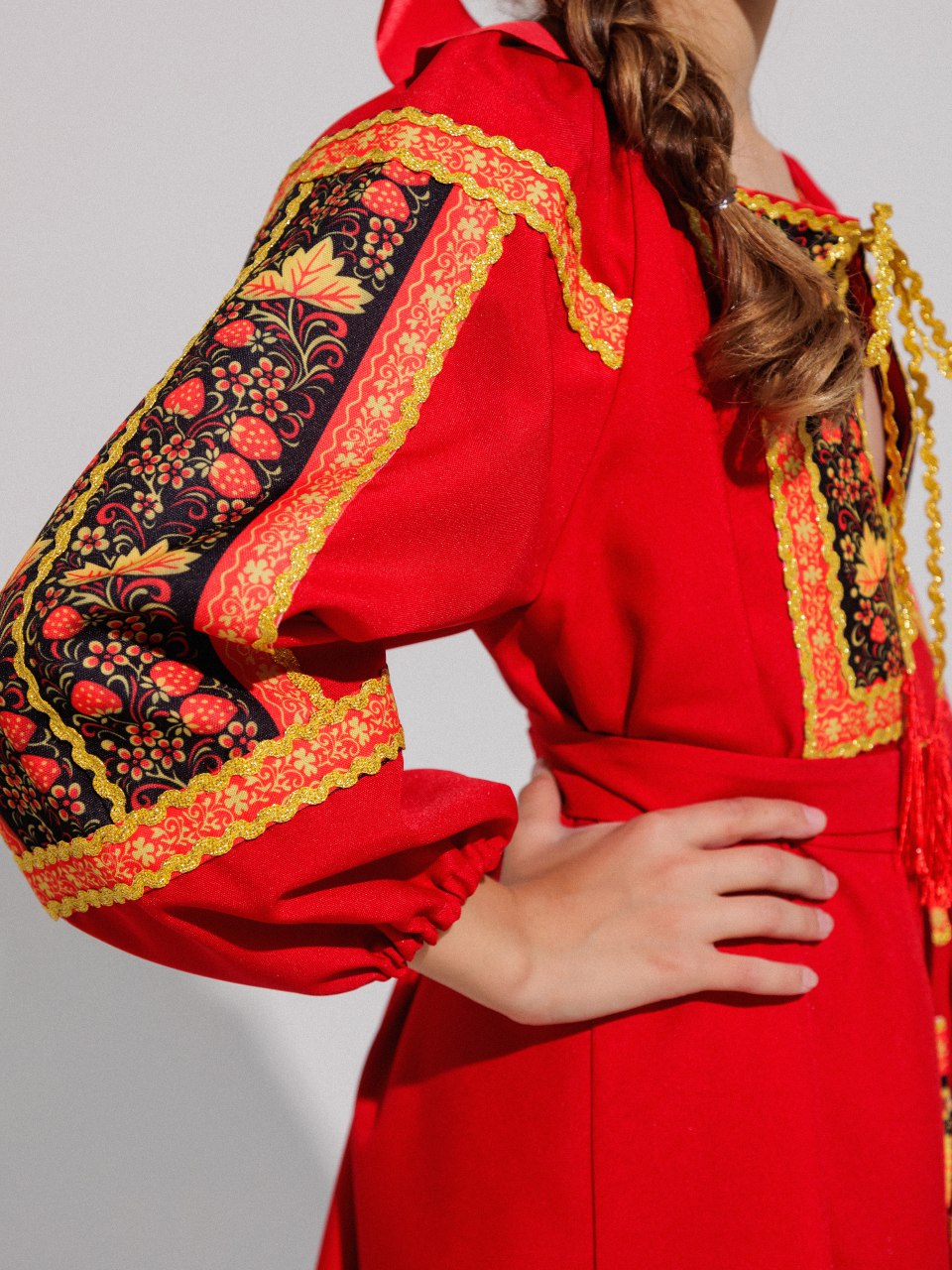 Платье Gala-Вальс С/рубашка Алена/красный - фото 5