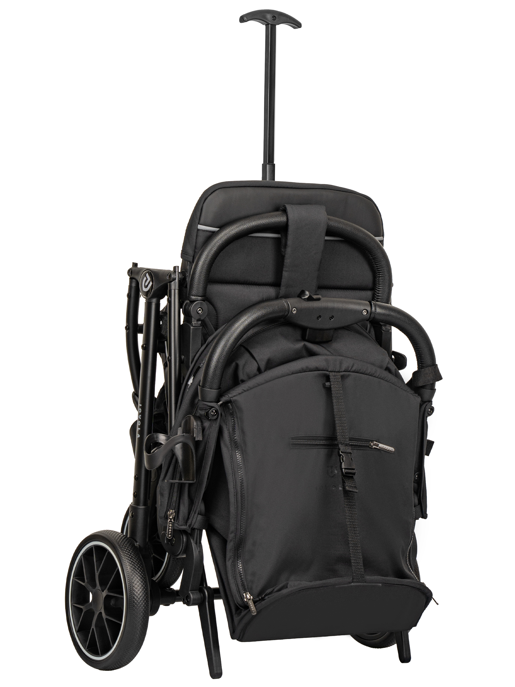 Коляска прогулочная JOVOLA Specter черный - фото 33