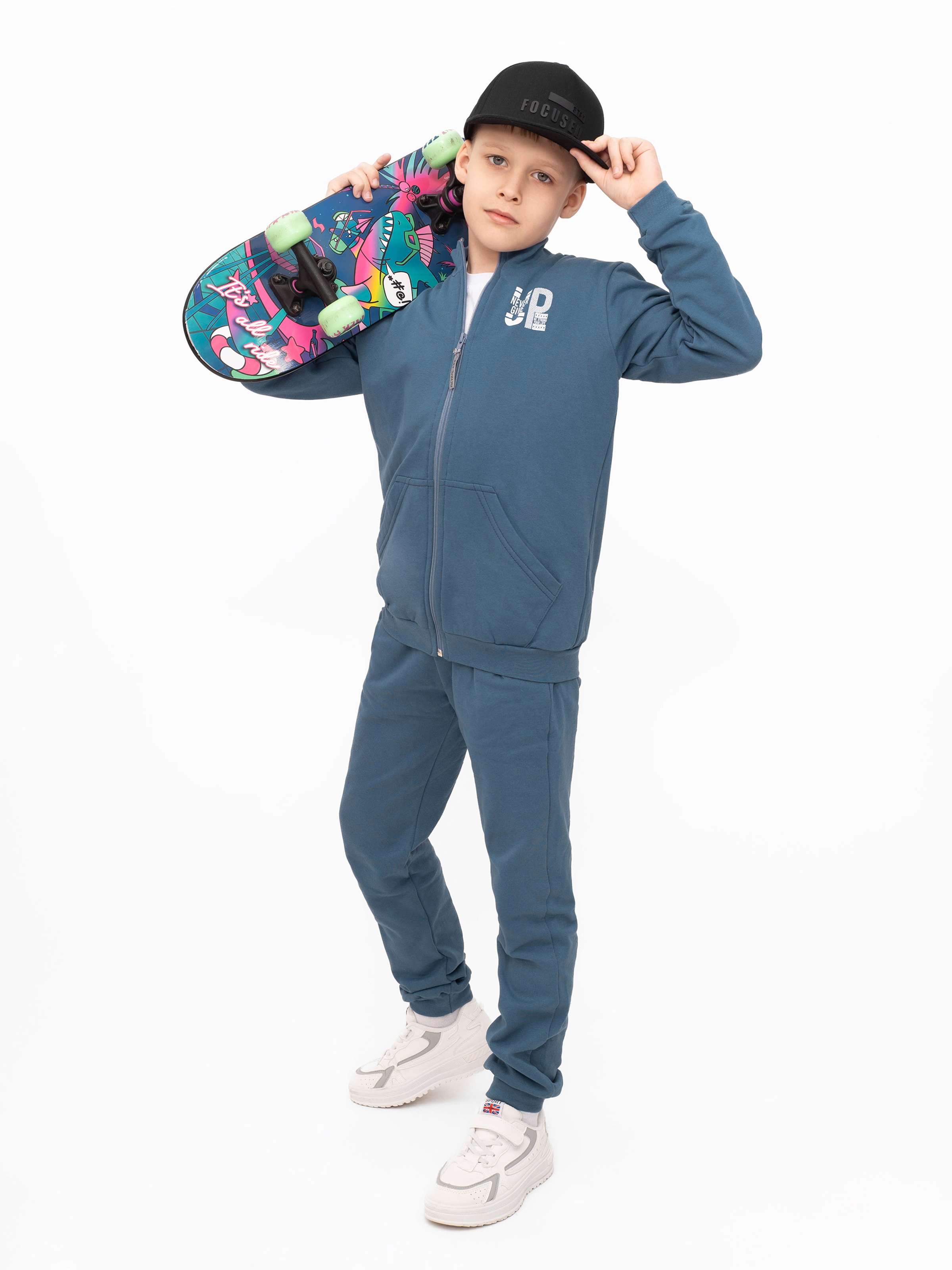 Спортивный костюм ULTRA 7064п-Ул джинс не сдавайся - фото 45