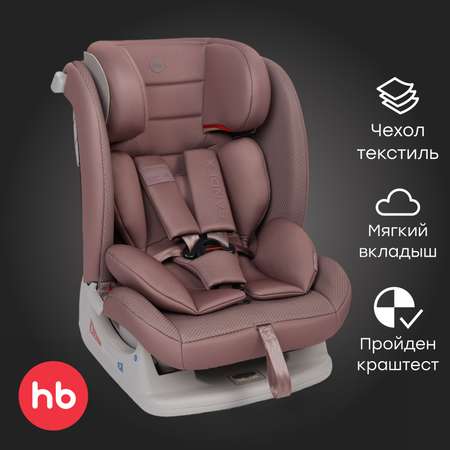 Автокресло Happy Baby Sandex 0+/1/2/3 (0-36 кг) розовый