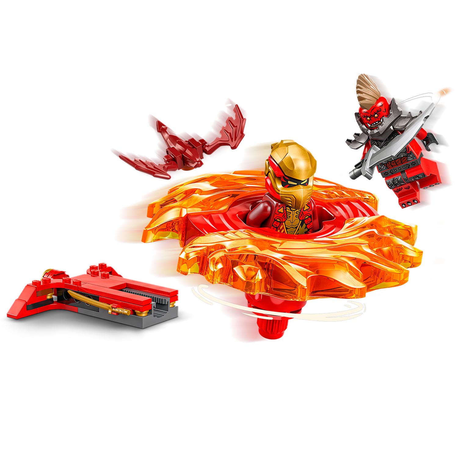 Конструктор LEGO NINJAGO Спиннер Кружитцу Дракона Кая 54 дет. - фото 5