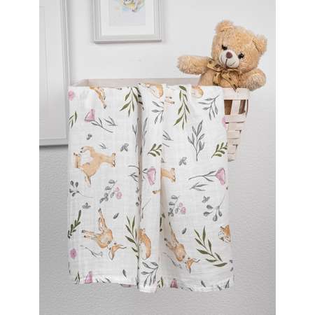 Пеленка муслиновая Baby Nice для новорожденных 120Х120