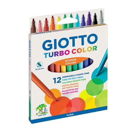 Фломастеры GIOTTO 12 цв.
