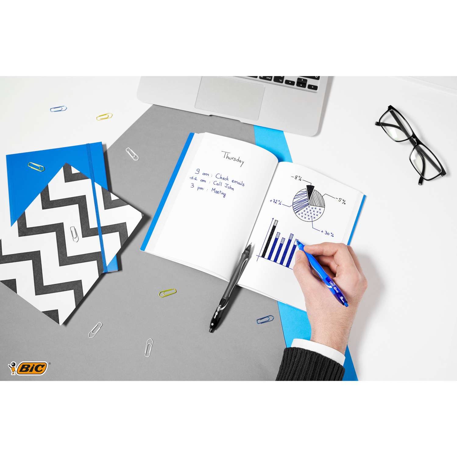 Ручка гелевая BIC 1 шт. - фото 6