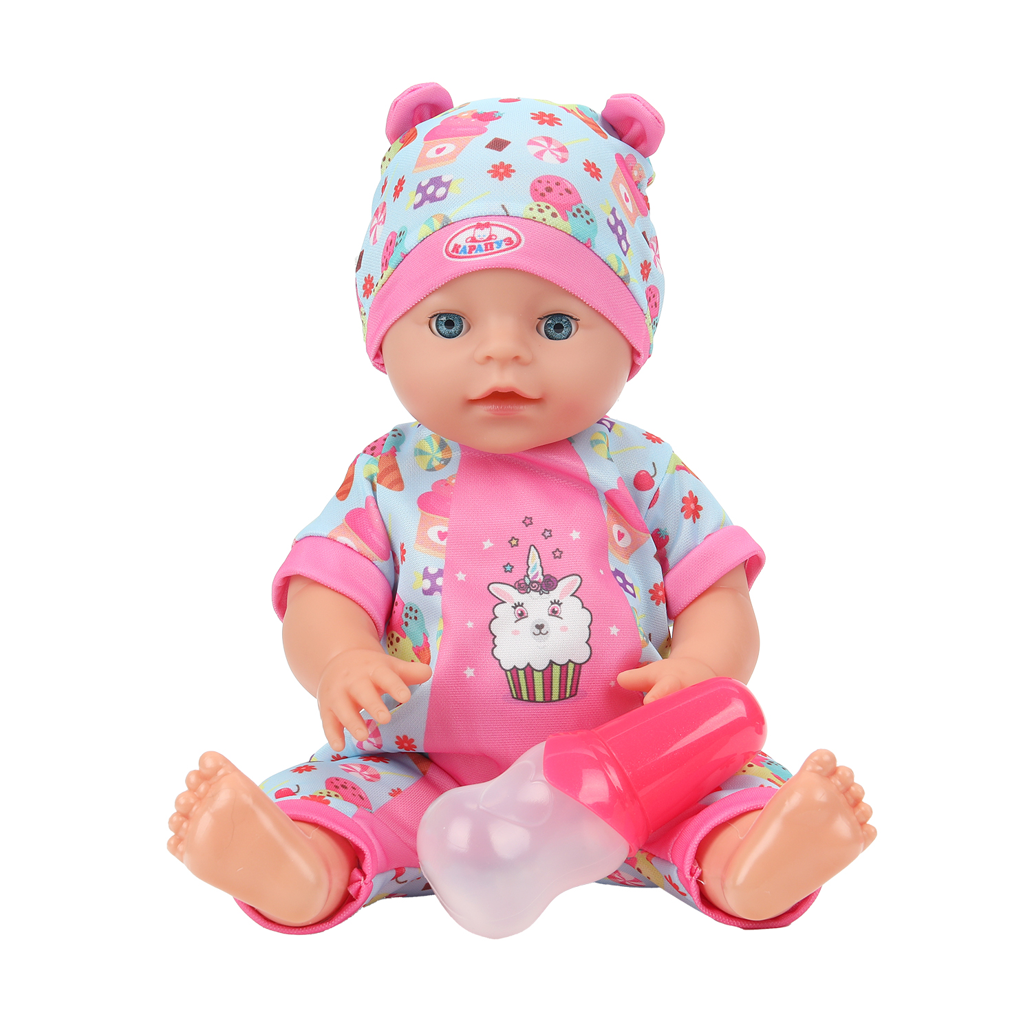 Кукла пупс Карапуз высота 40 см 400011 - фото 3