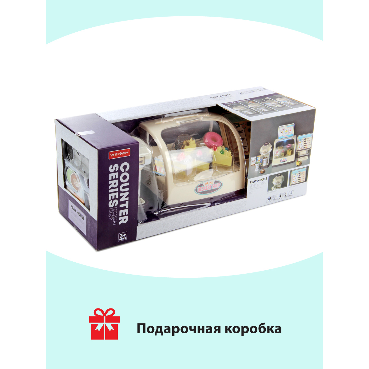 Игровой набор Veld Co касса, продукты, прилавок - фото 5