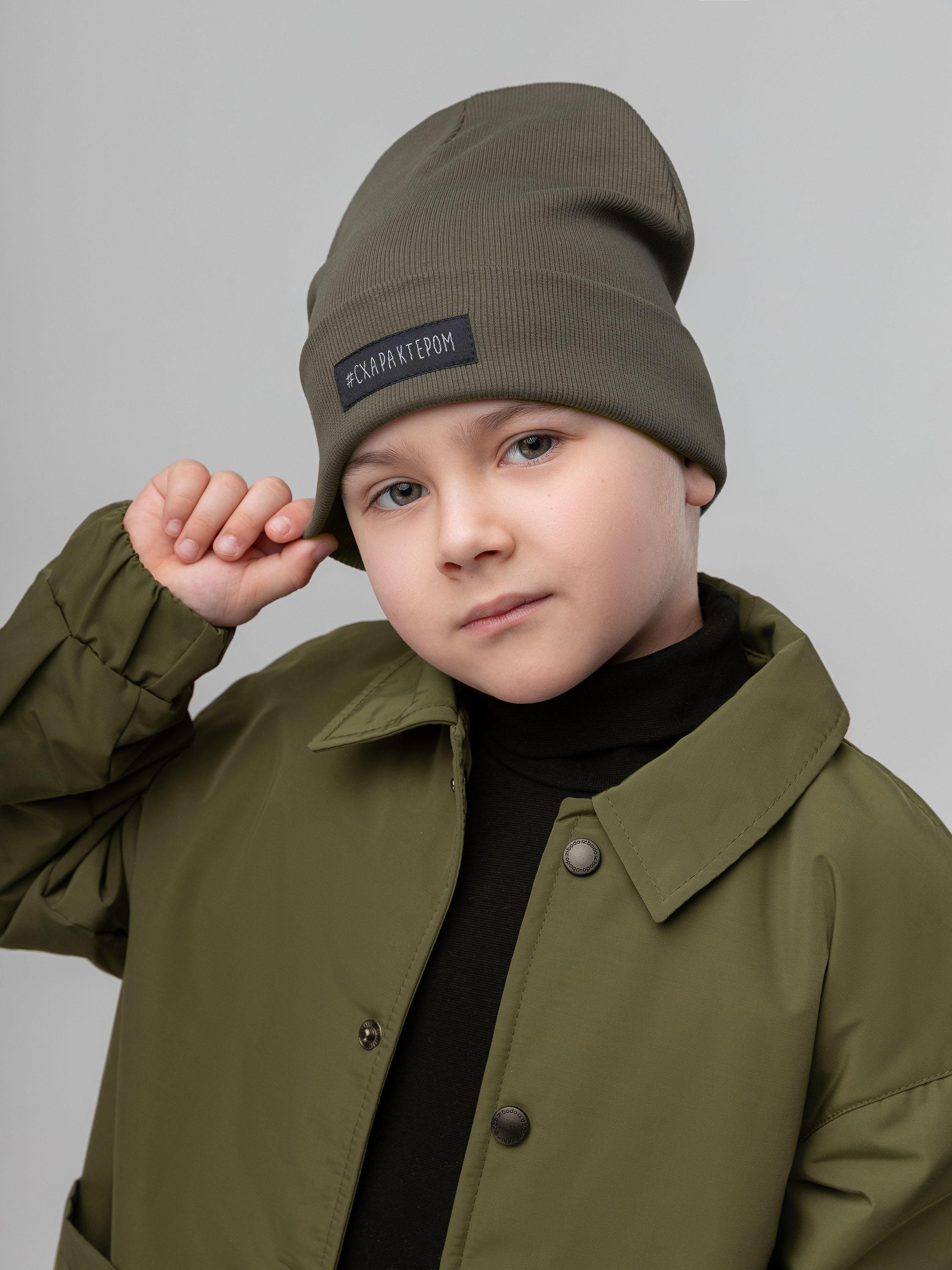 Шапка Bodo 10-310MU_хаки - фото 1