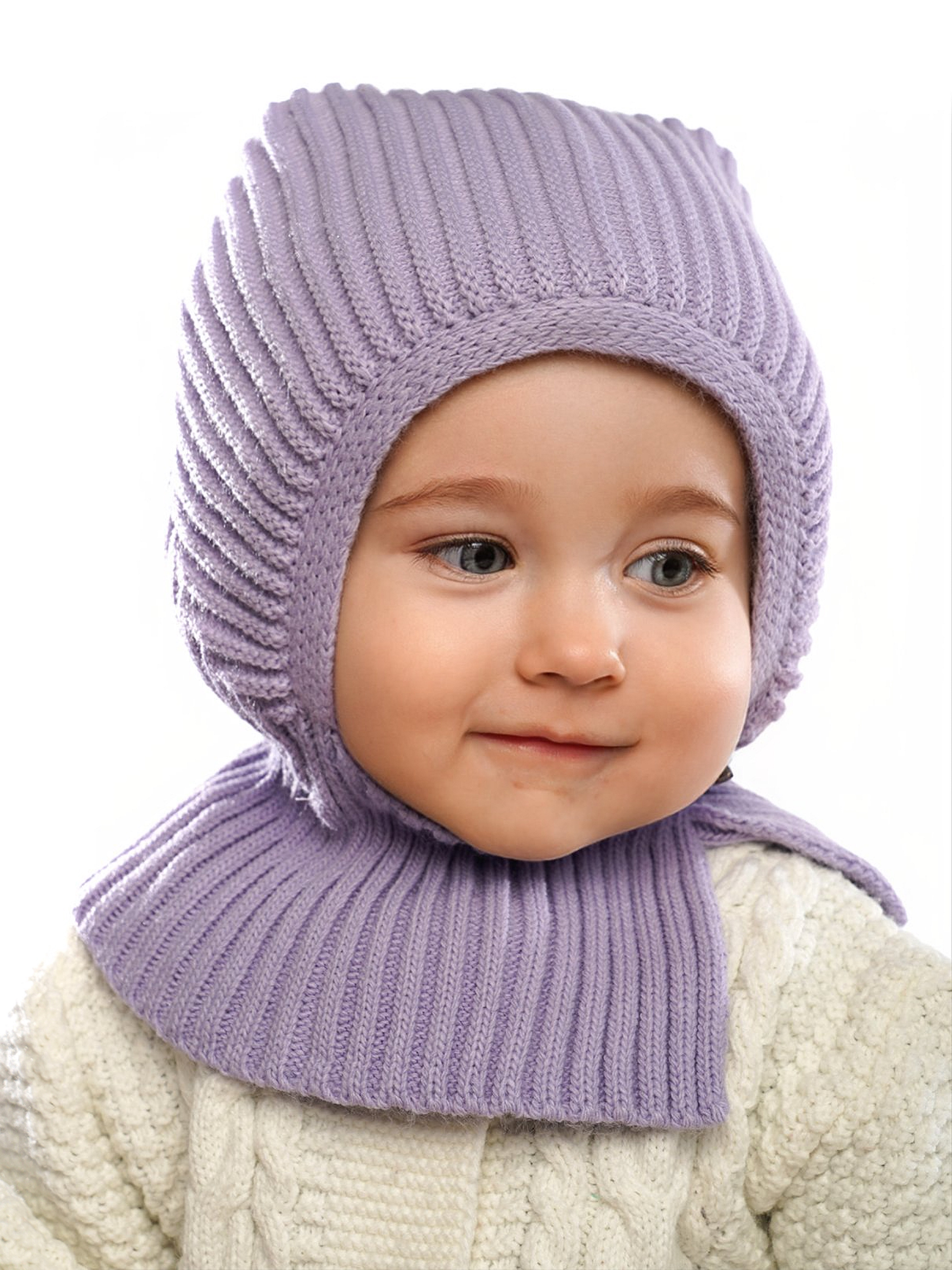 Шапка ПриКиндер U-W_22296 Цвет: Сиреневый - фото 4