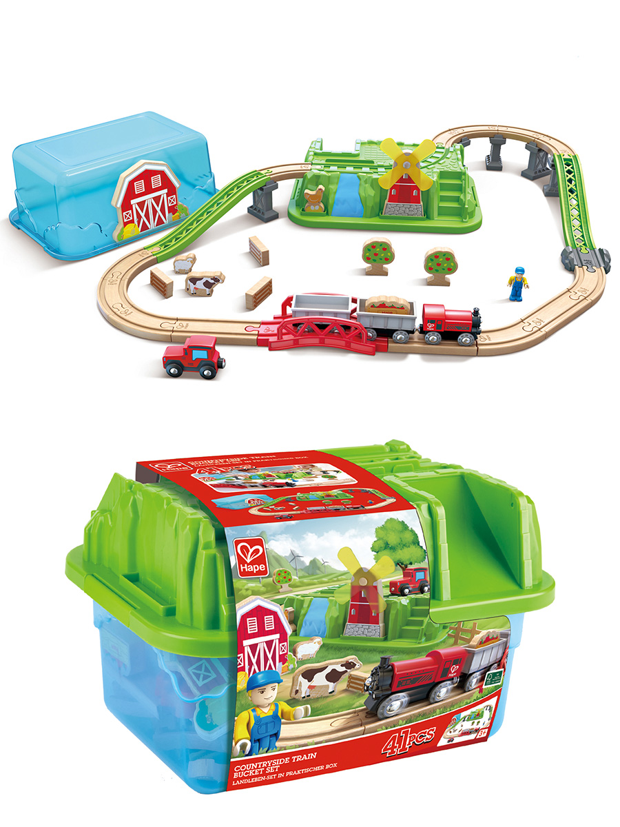 Набор железнодорожный Hape E3772_HP - фото 3