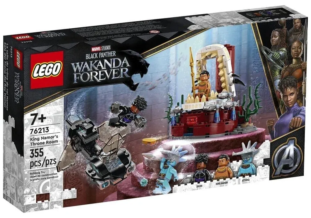 Изображение товара Конструктор LEGO Marvel Super Heroes 76213 Трон Нэмора для детей от 7 лет Изображение товара Конструктор LEGO Marvel Super Heroes 76213 Трон Нэмора для детей от 7 лет