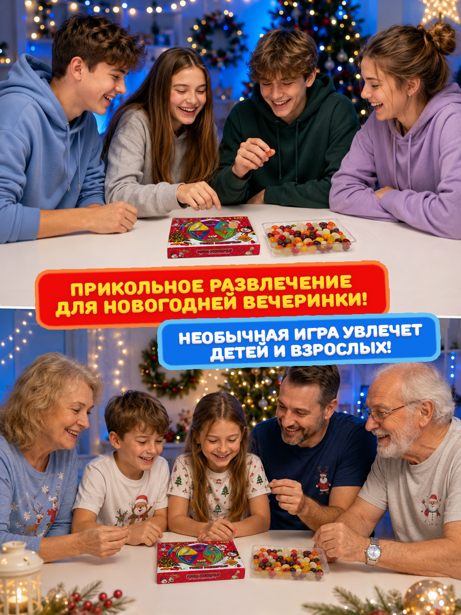 Необычные конфеты с приколом 1 упаковка Мармеладские Игры Новогодний набор - фото 7