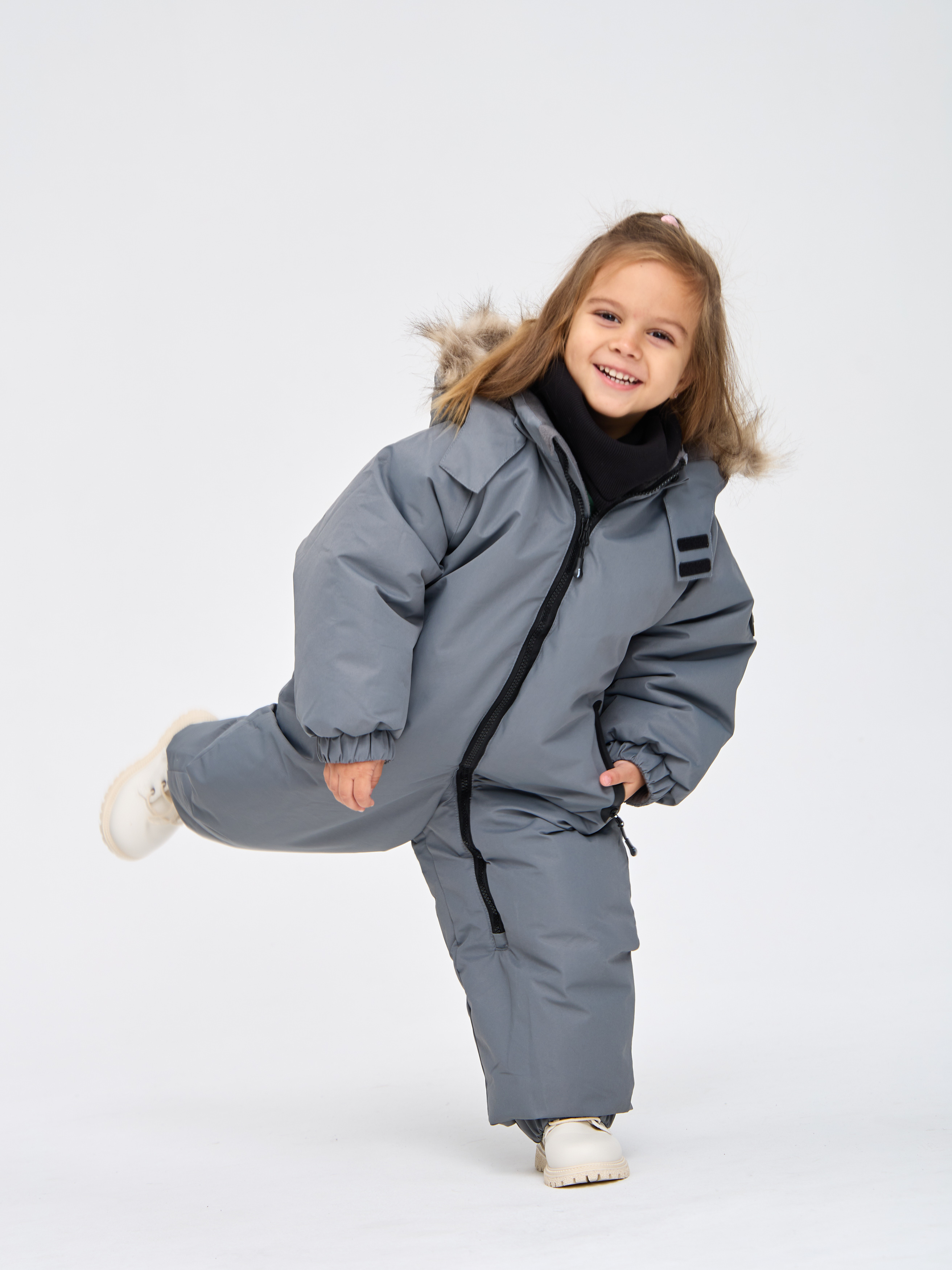 Комбинезон Лапушка 7037 серый - фото 24