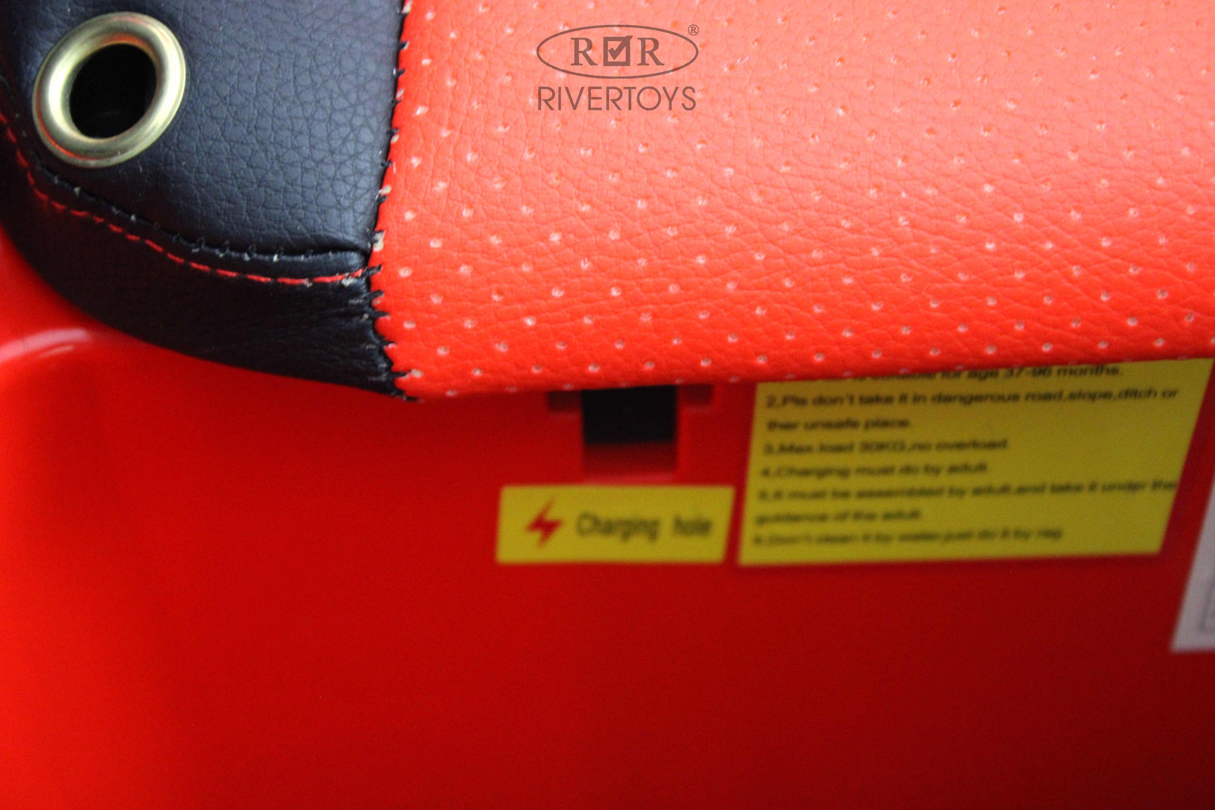 Электромобиль RIVERTOYS E777EE-RED С пультом ДУ - фото 19