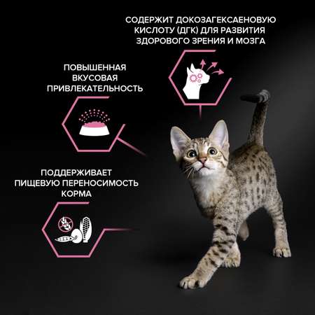 Корм сухой для котят PRO PLAN 3кг с индейкой с чувствительным пищеварением