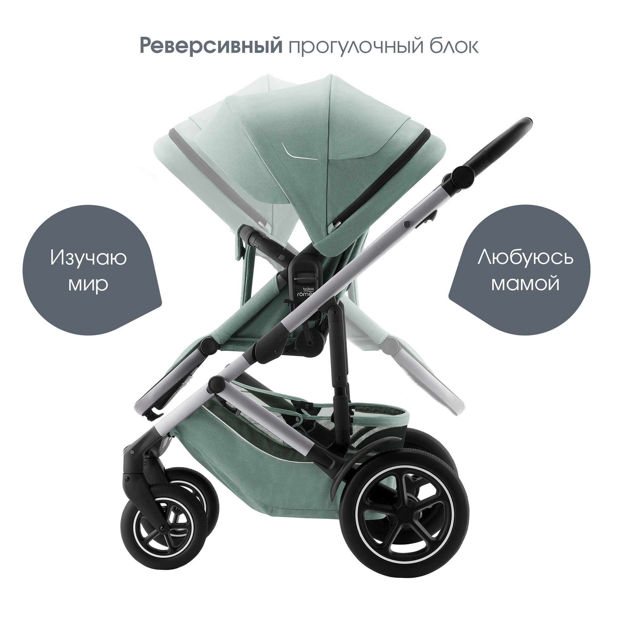 Коляска 2в1 Britax Roemer Smile 5Z jade green - фото 8
