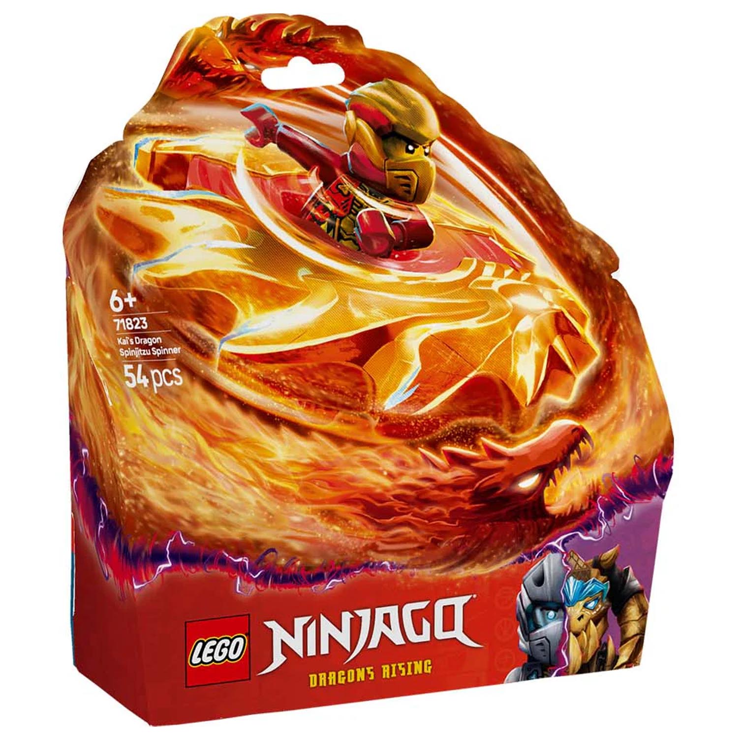 Конструктор LEGO NINJAGO Спиннер Кружитцу Дракона Кая 54 дет. - фото 4