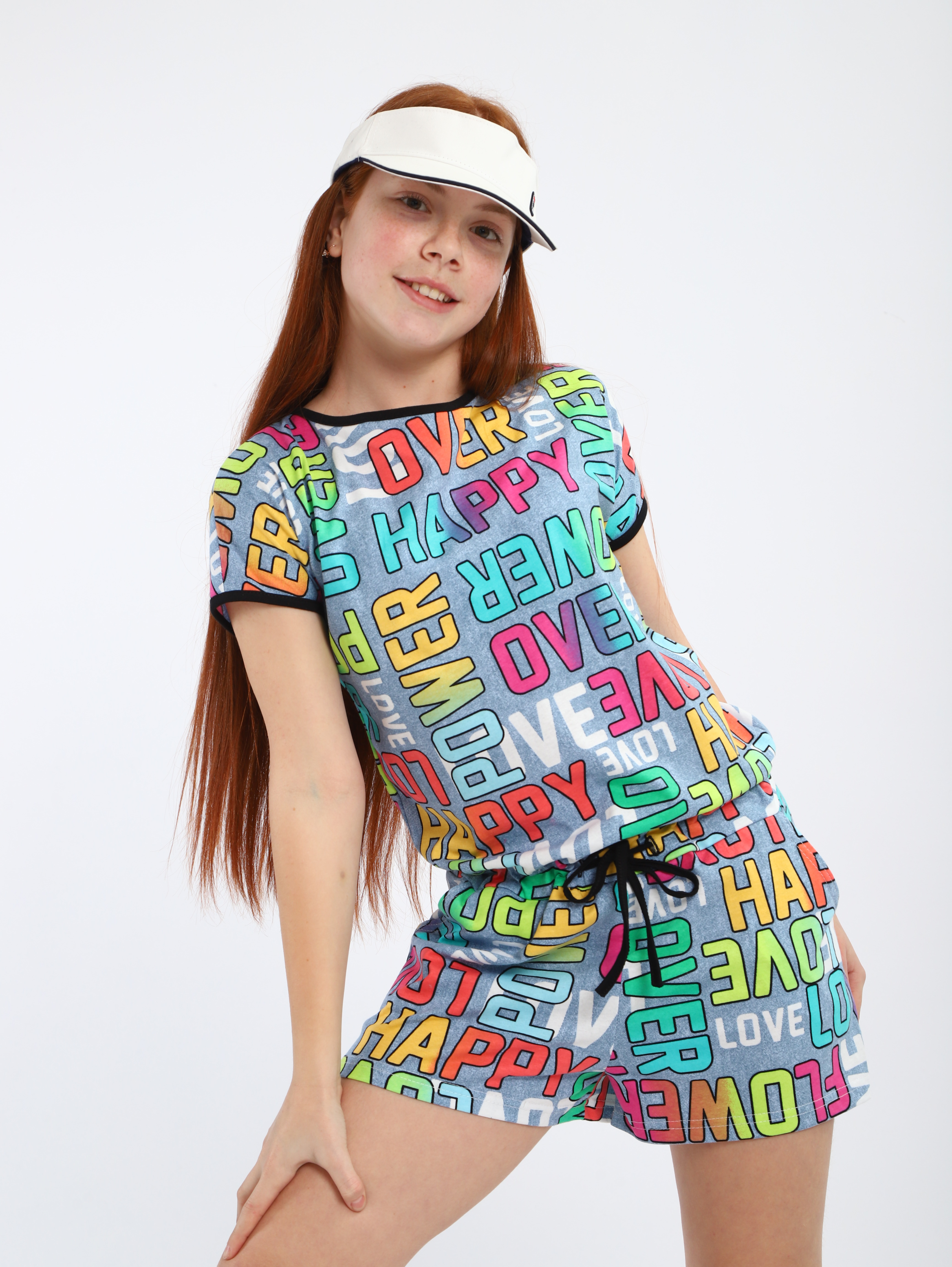 Комбинезон ЛАДОШКИ Комбинезон Лола буквы индиго - фото 15