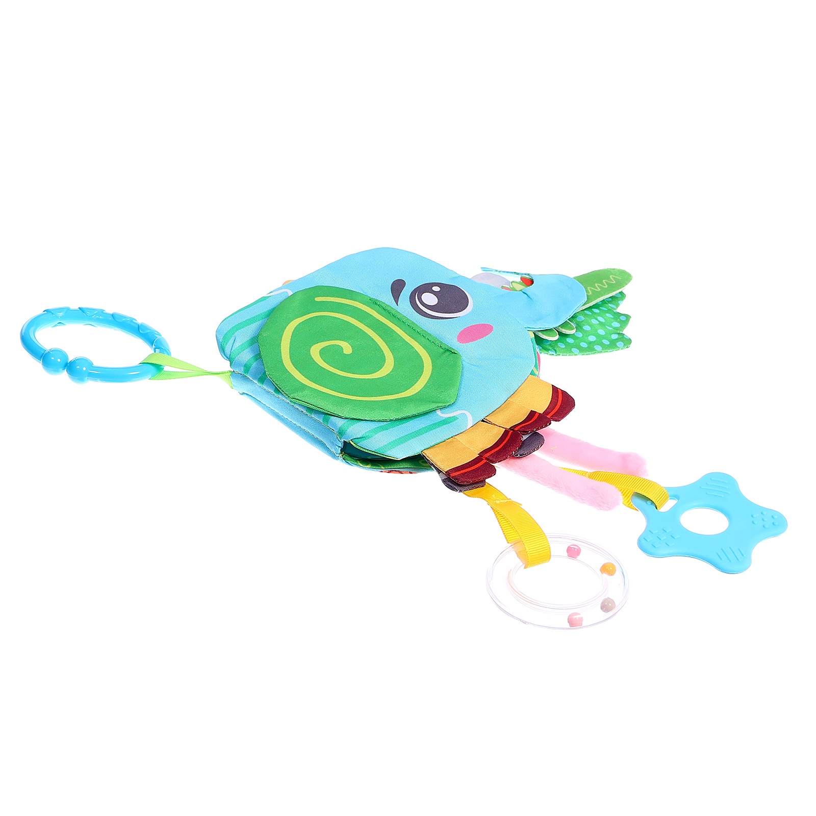 Мягкая книжка подвеска Крошка Я с прорезывателем серия со слоником SL 07230 - фото 2