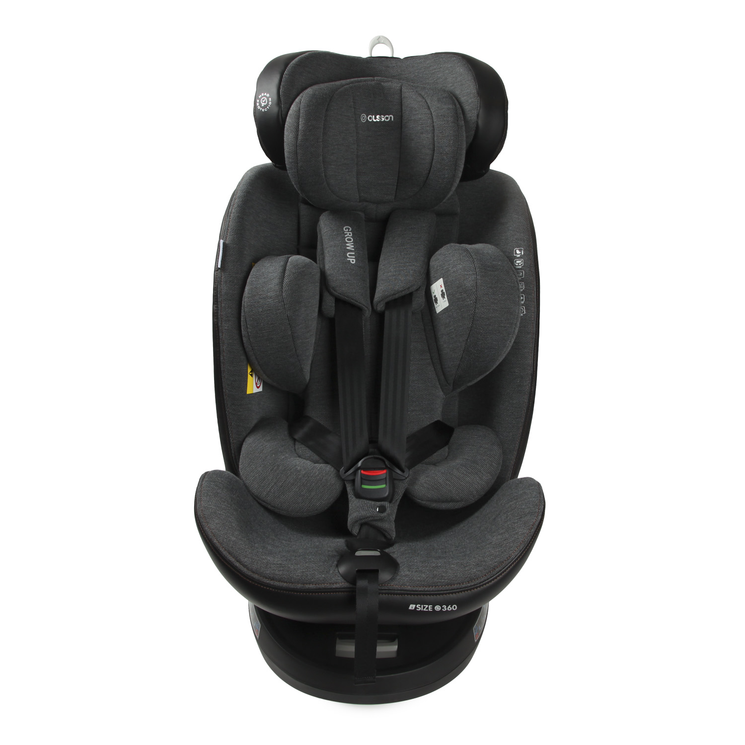 Автокресло Olsson Grow Up Grey Isofix 0+/1/2/3 (0-36 кг) - фото 11