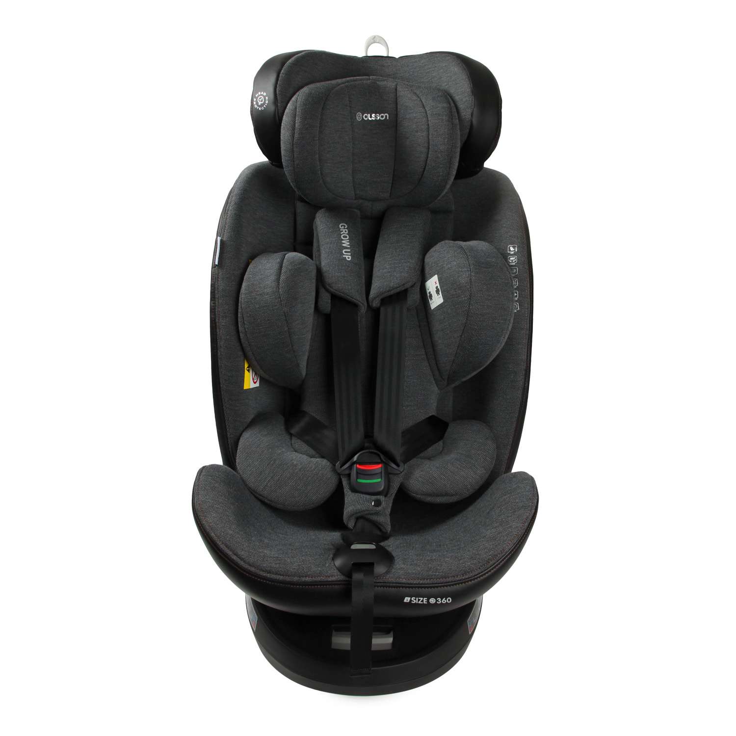 Автокресло Olsson Grow Up Grey Isofix 0+/1/2/3 (0-36 кг) - фото 12