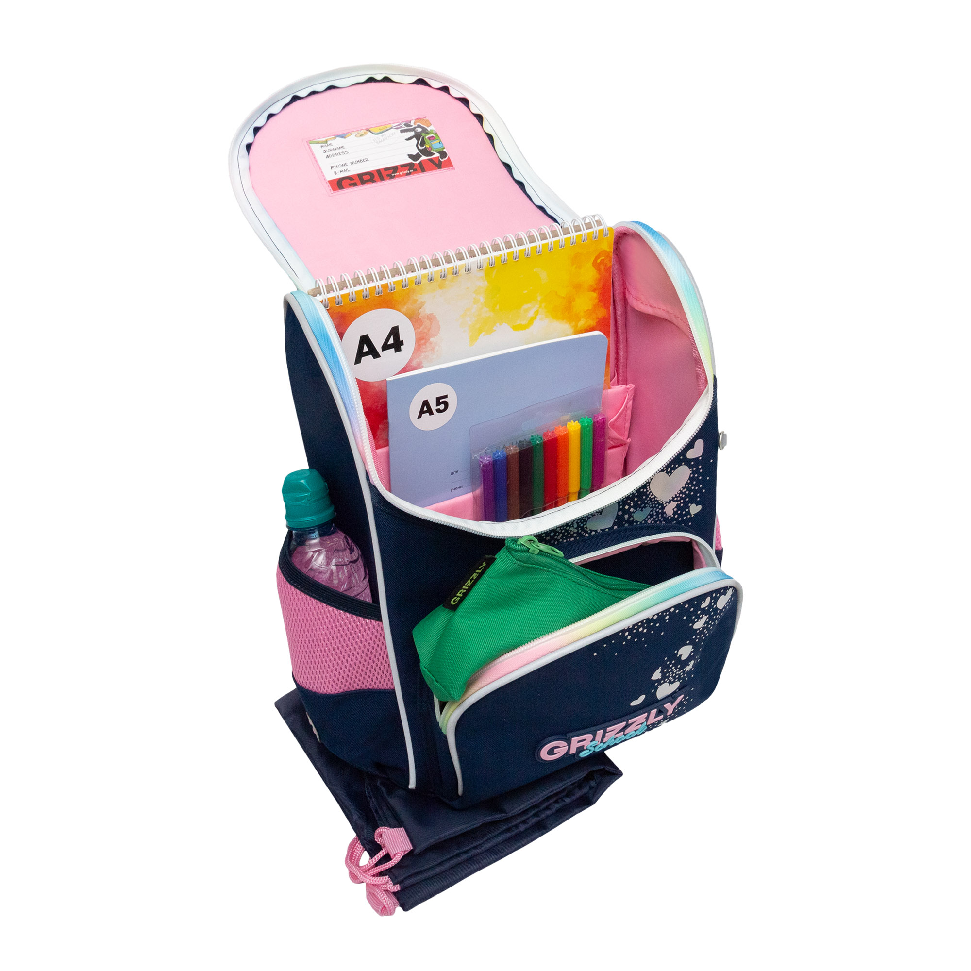 Ранец Grizzly для девочки - фото 5