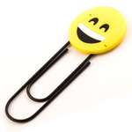 Закладка ЭВРИКА Скрепка-гигант Смайл №7 1 шт.