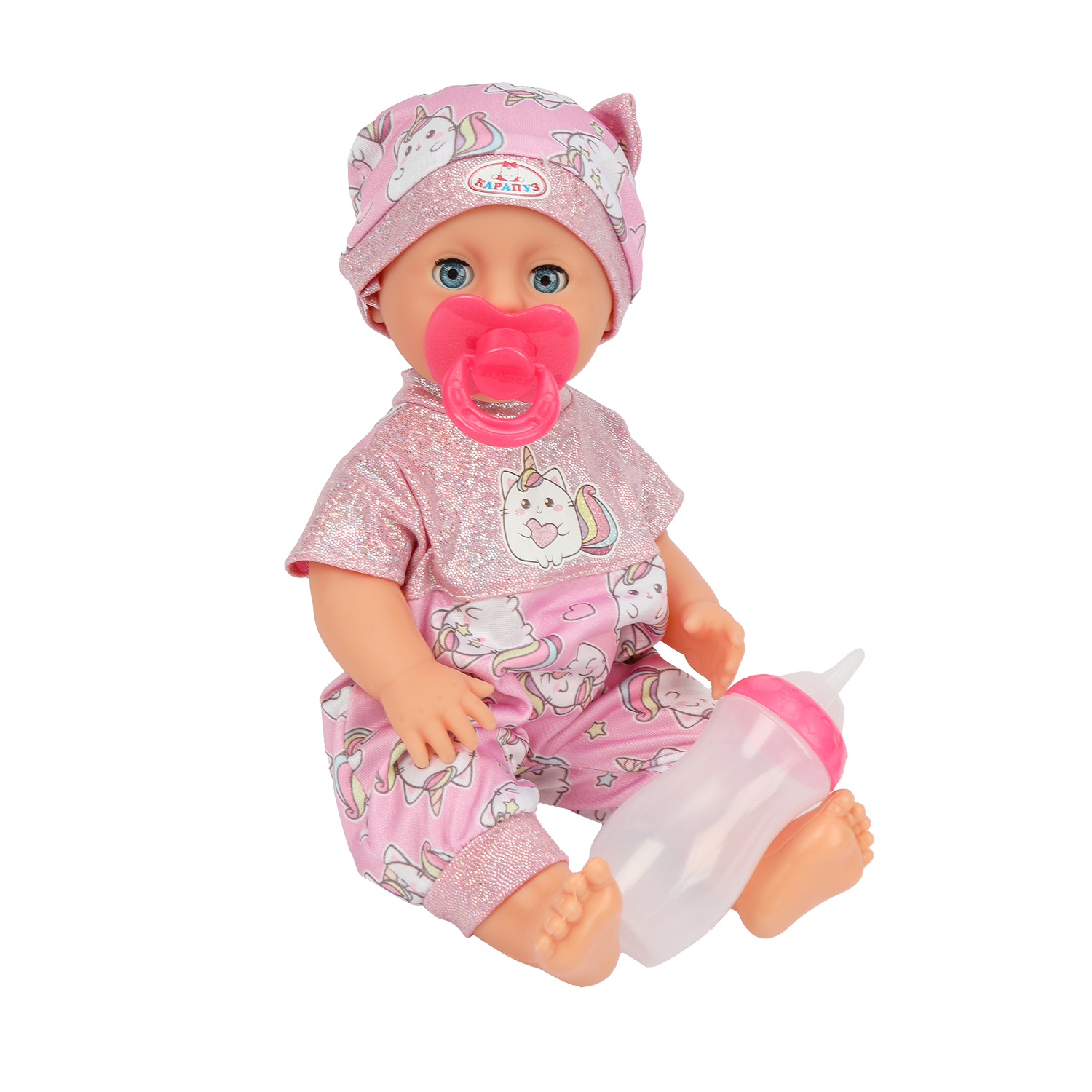 Кукла пупс Карапуз Шаинский высота 25 см 392421 - фото 6