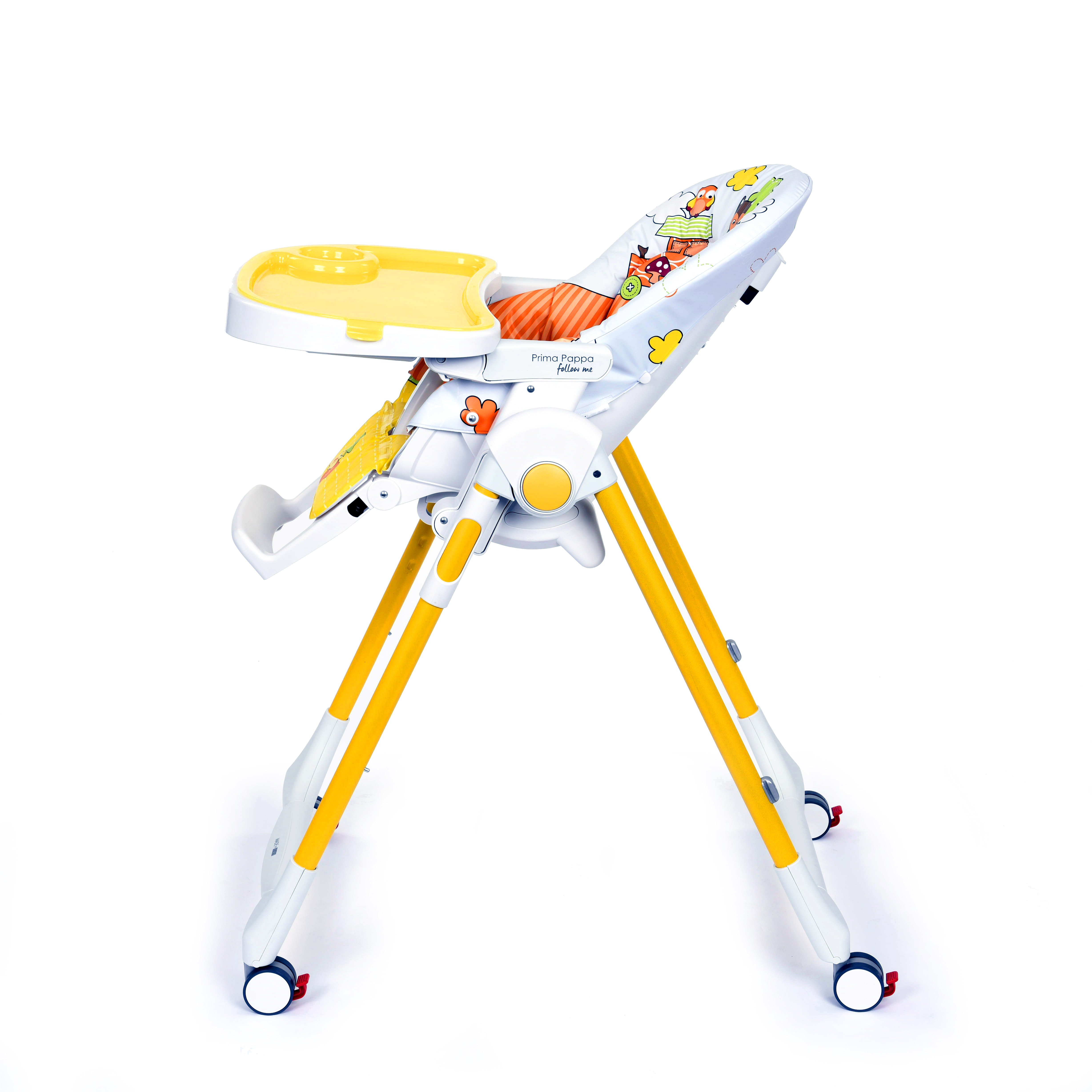 Стульчик для кормления Peg-Perego Prima Pappa Follow Me желтый - фото 12