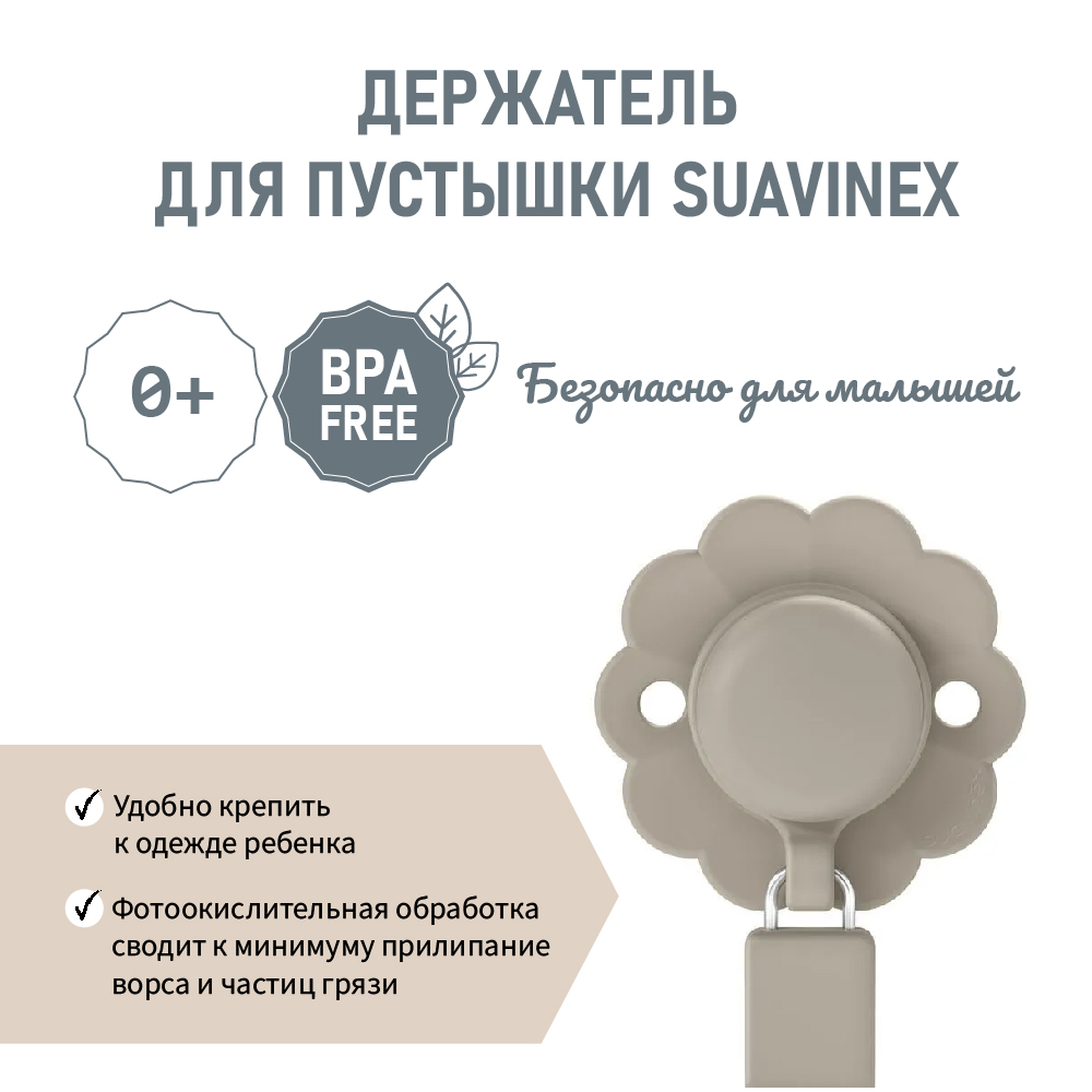 Клипса для пустышки Suavinex - фото 4