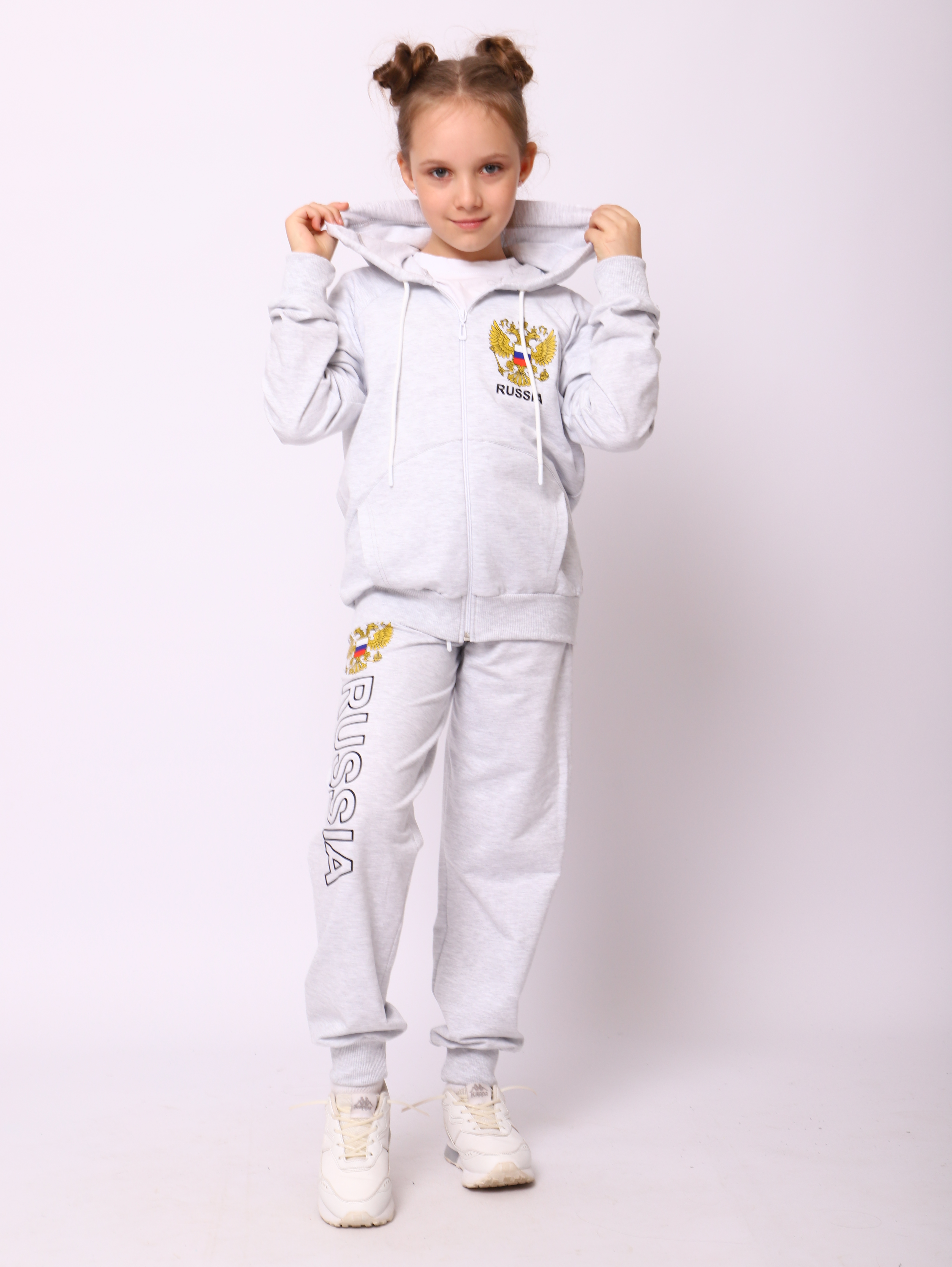 Костюм ЛАДОШКИ Костюм Марафон Серый Меланж - фото 17