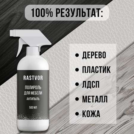 Полироль RASTVOR для мебели Антипыль