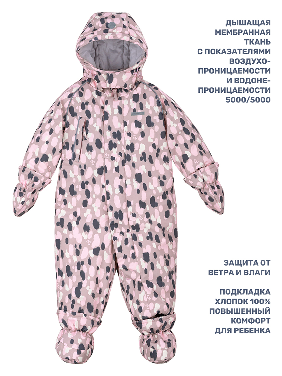 Комбинезон NIKASTYLE 8з1724 пудра - фото 3
