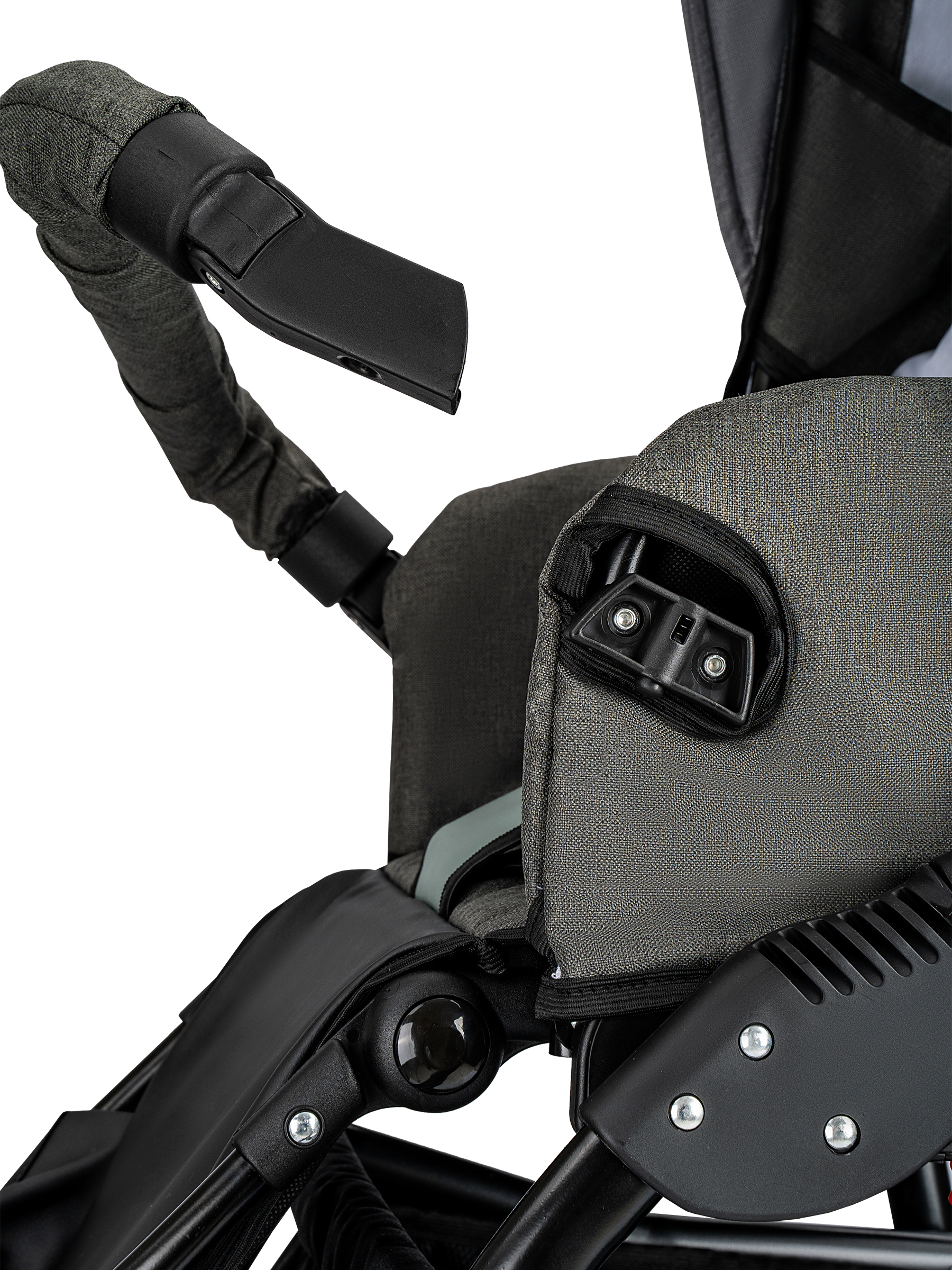 Коляска 3в1 alis Alvaro F 10 серый-шалфей - фото 20