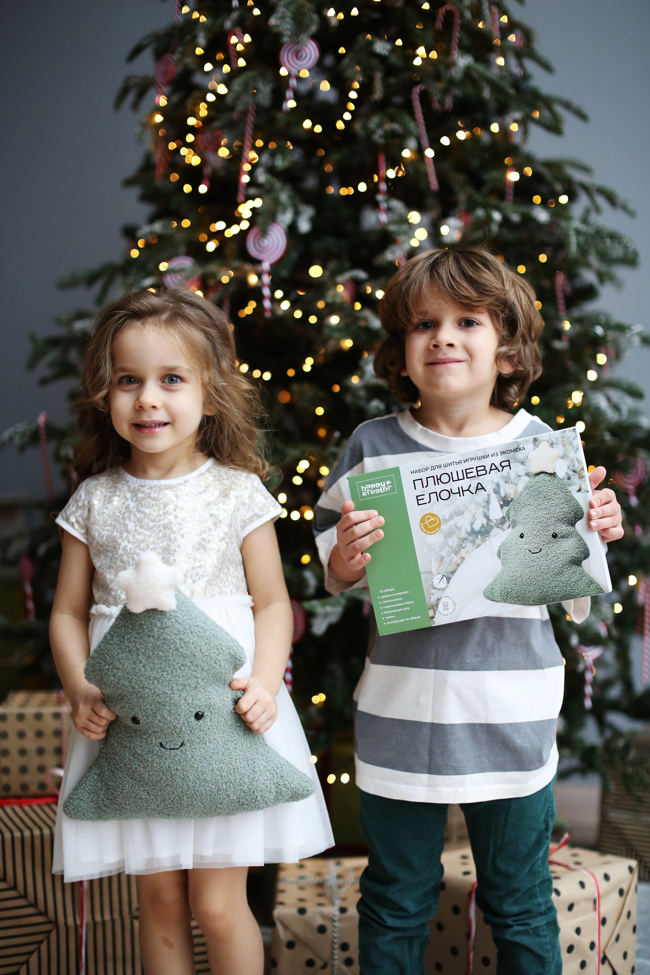 Набор для творчества HappyLine шитье Плюшевая елочка - фото 8