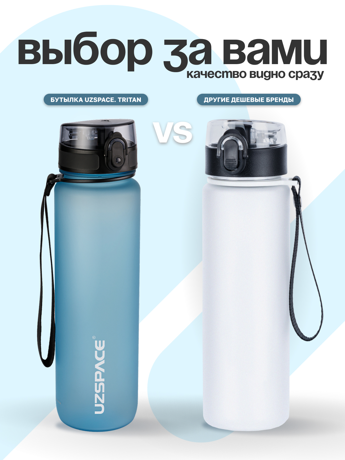 Бутылка UZSPACE 1000 мл - фото 7