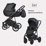 Коляска 2в1 Riko Basic Leon черный