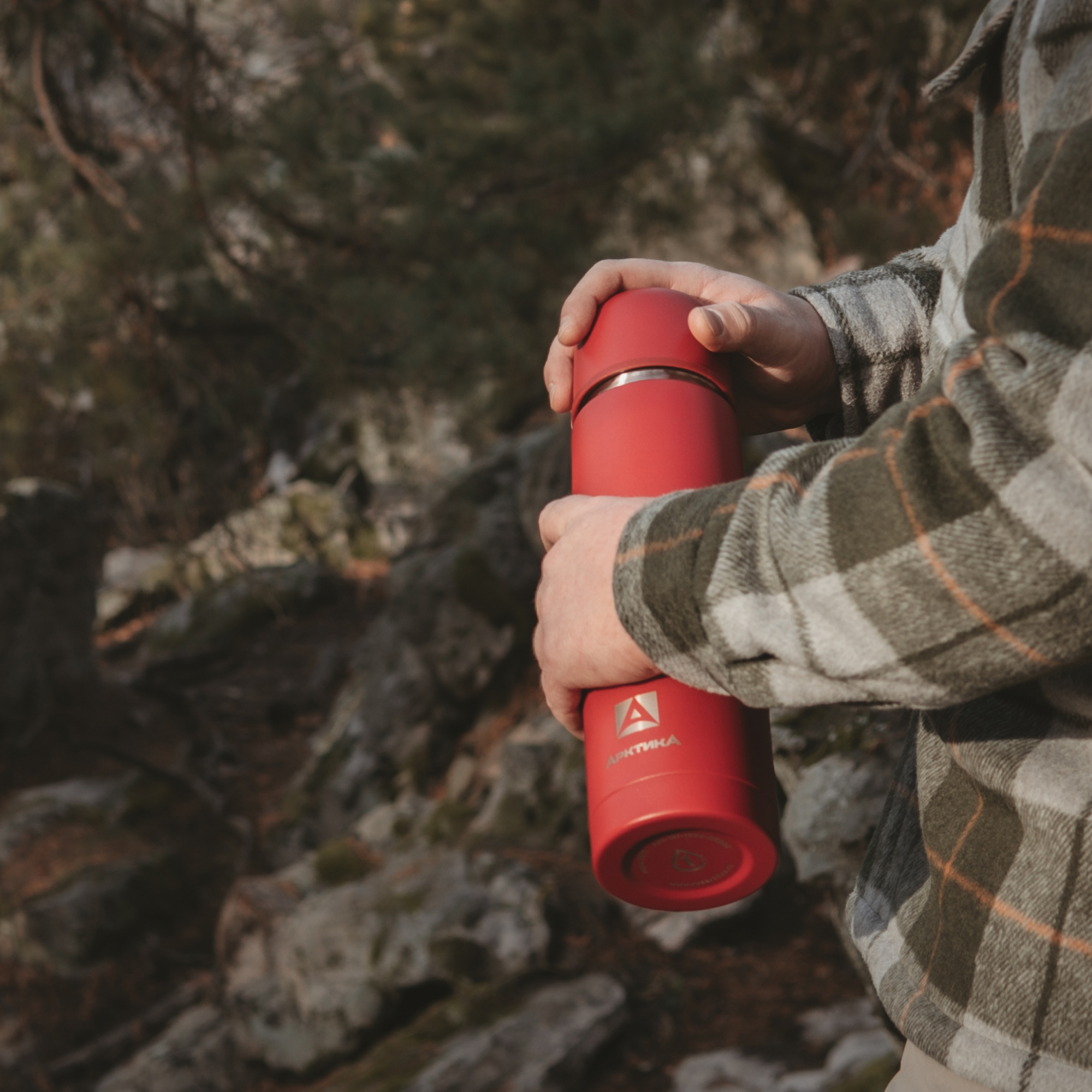 Термос Арктика 101-1000 гранат - фото 6