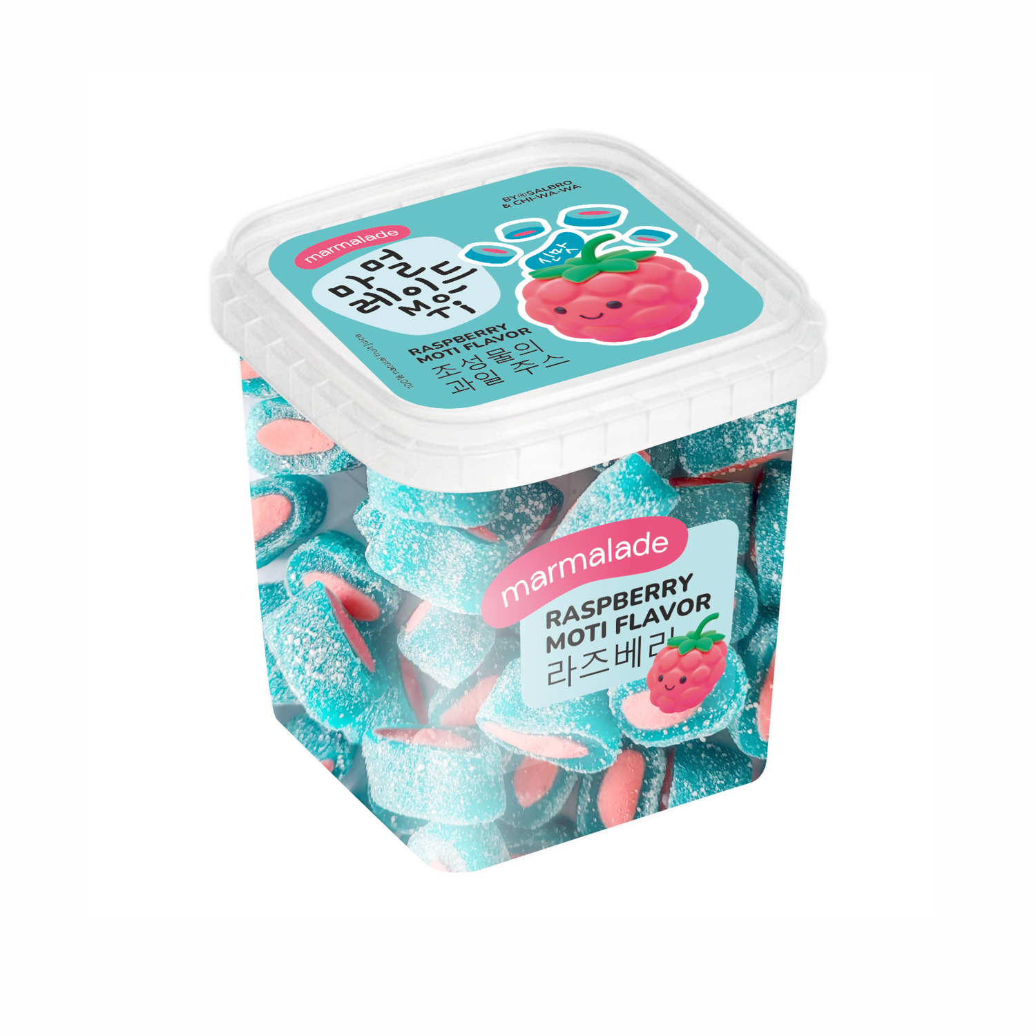 Мармелад Chi-wa-wa малина кислый 150г - фото 4