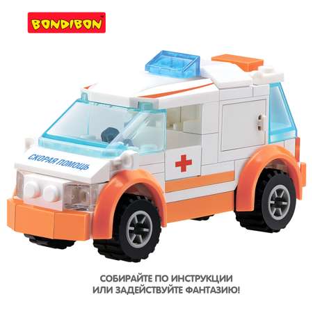 Конструктор Bondibon Город Скорая помощь 92 дет.