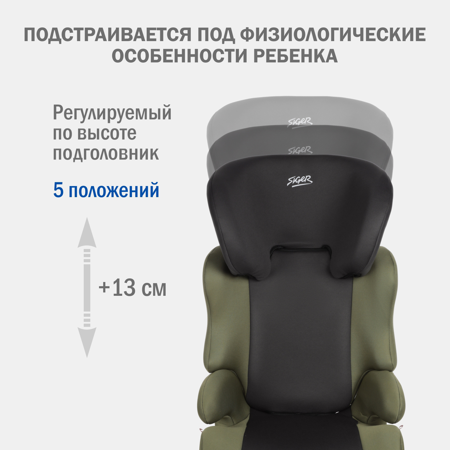 Автокресло SIGER Смарт 2/3 (15-36 кг) - фото 3