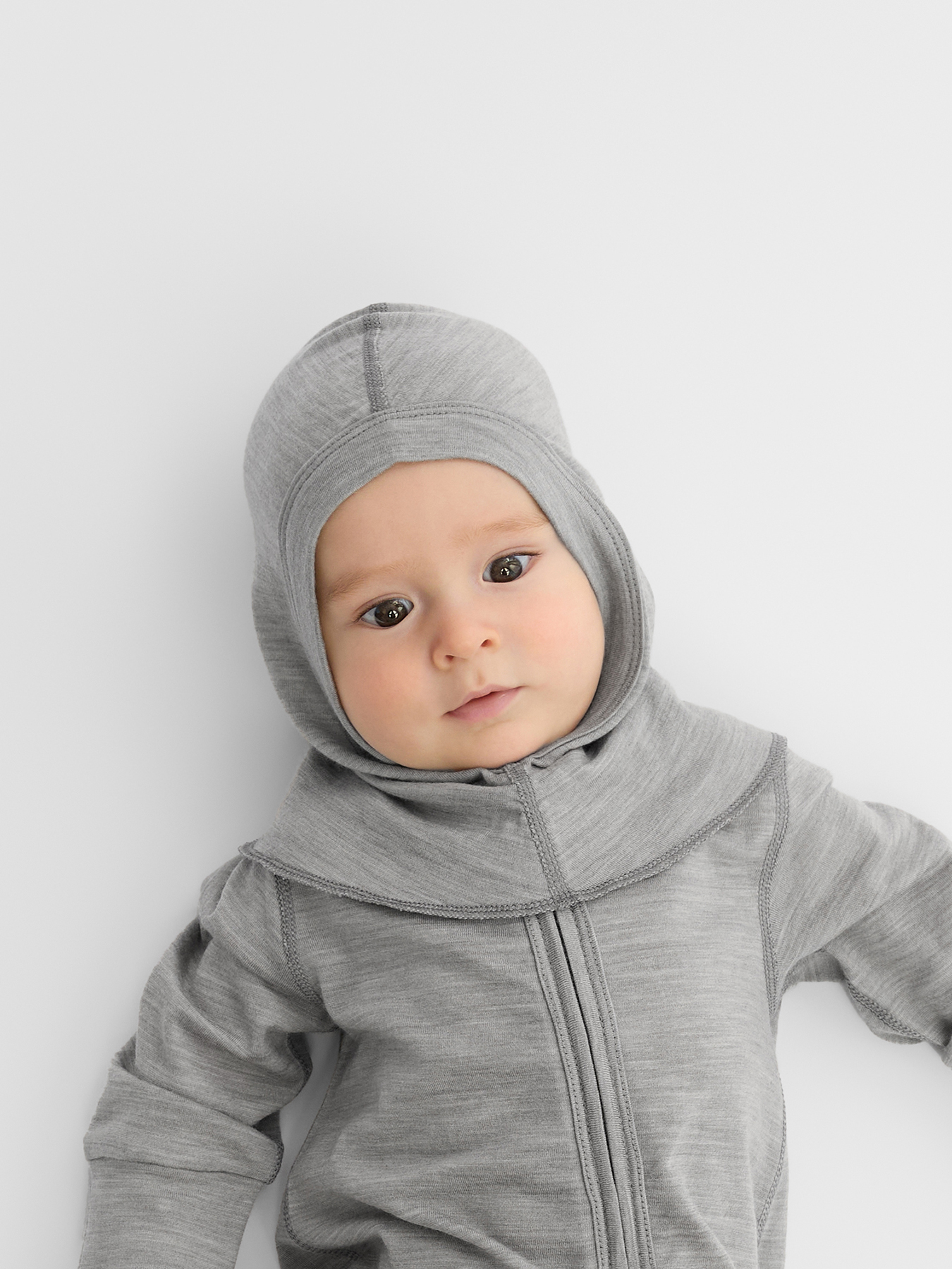 Балаклава Happy Baby 89150-0_grey - фото 1