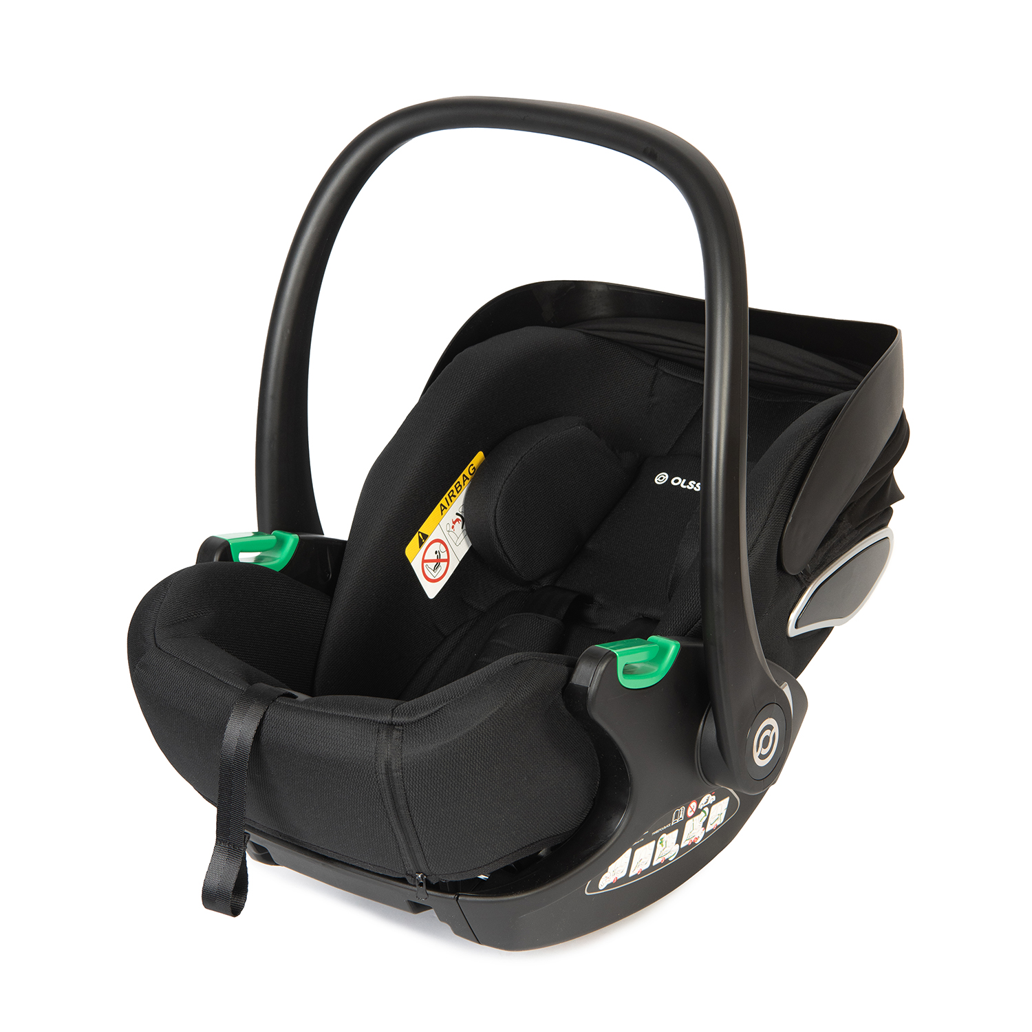 Автокресло Olsson B-Safe Black 0+/1 (0-18 кг) - фото 8