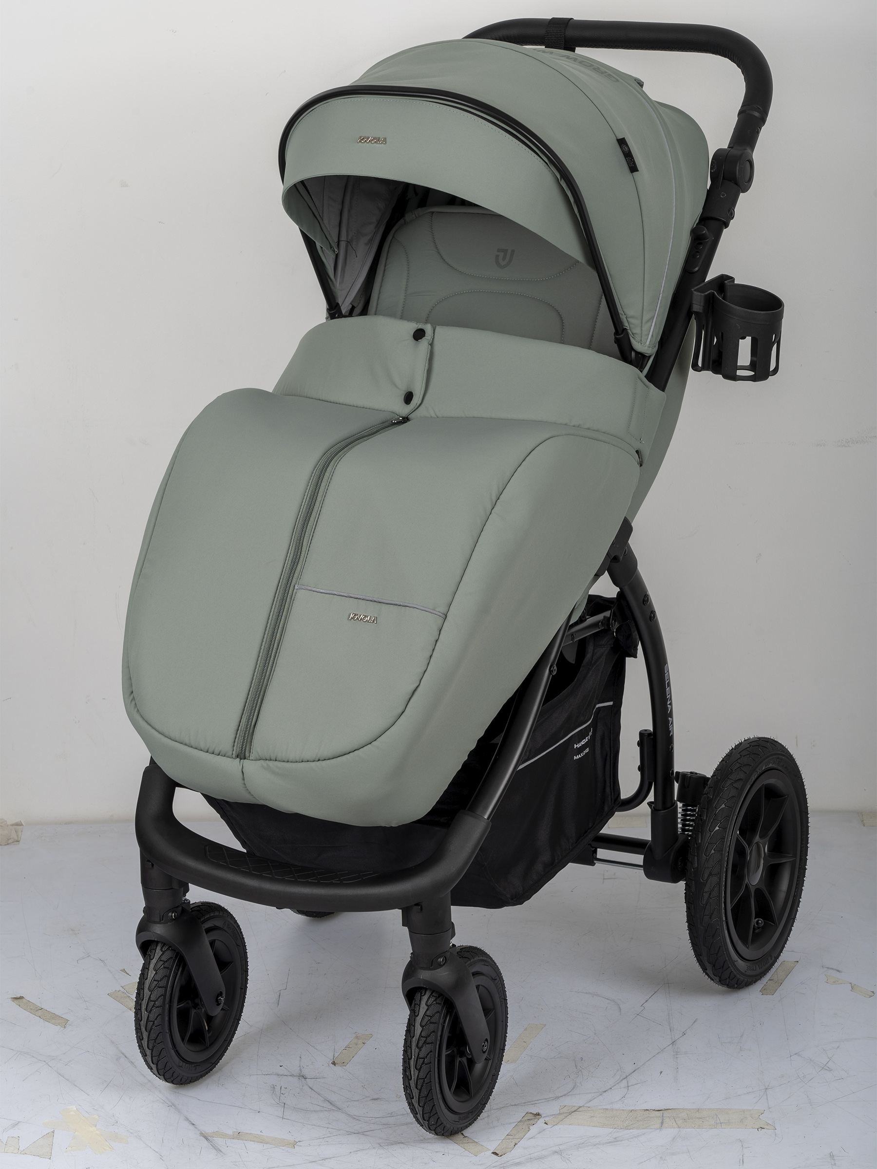 Коляска прогулочная JOVOLA Selena Air Plus зеленый - фото 6