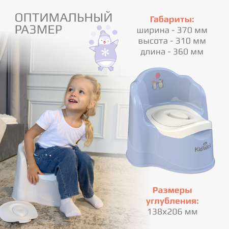 Горшок KidWick Трон фиолетовый