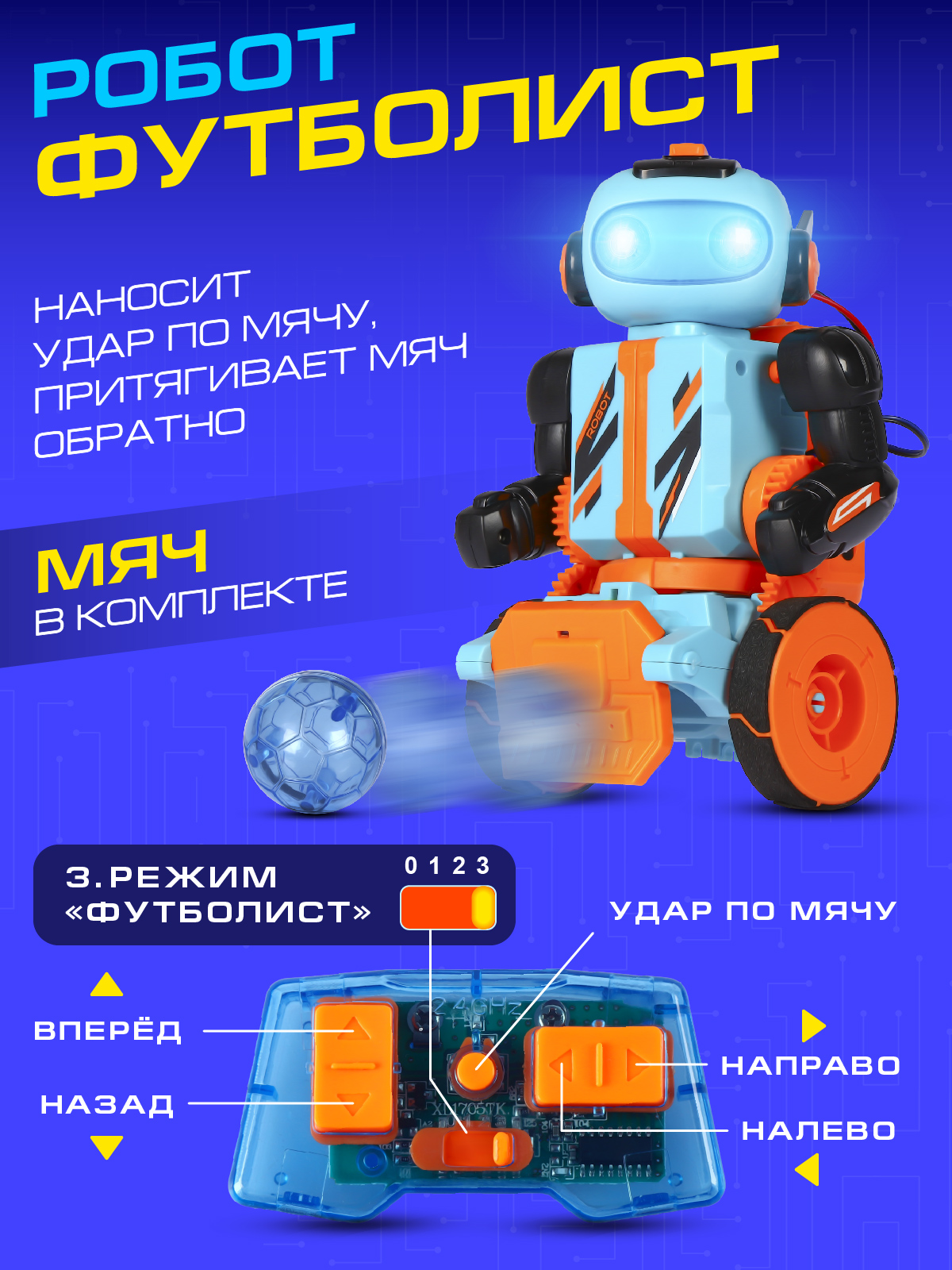 Робот РУ AUTODRIVE конструктор 3 в 1 - фото 4