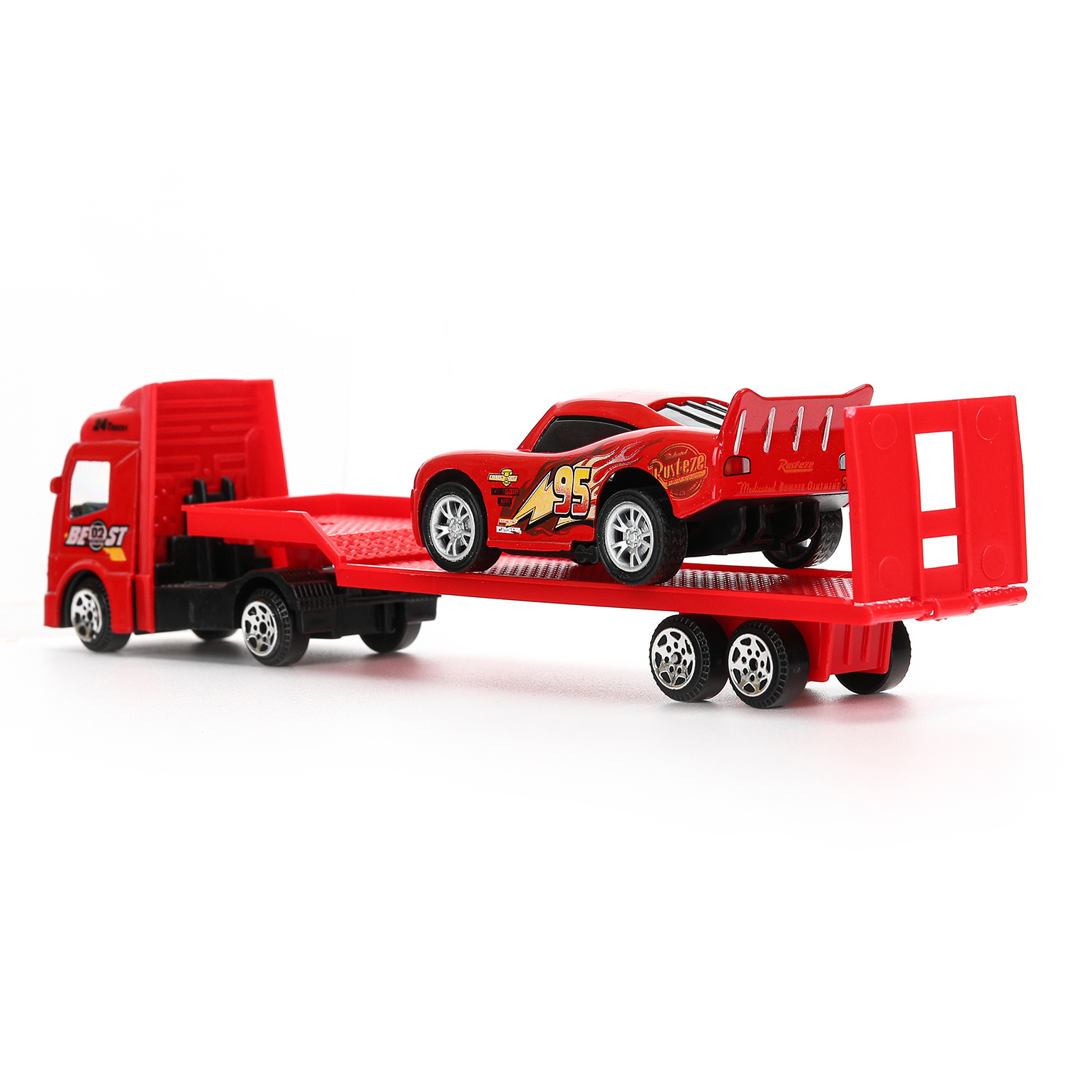 Игровой набор Huada Toys Тачки Автоперевозчик 393526 - фото 5