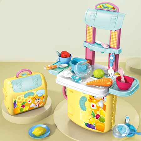 Игрушечная кухня SHARKTOYS с аксессуарами: 30 шт.