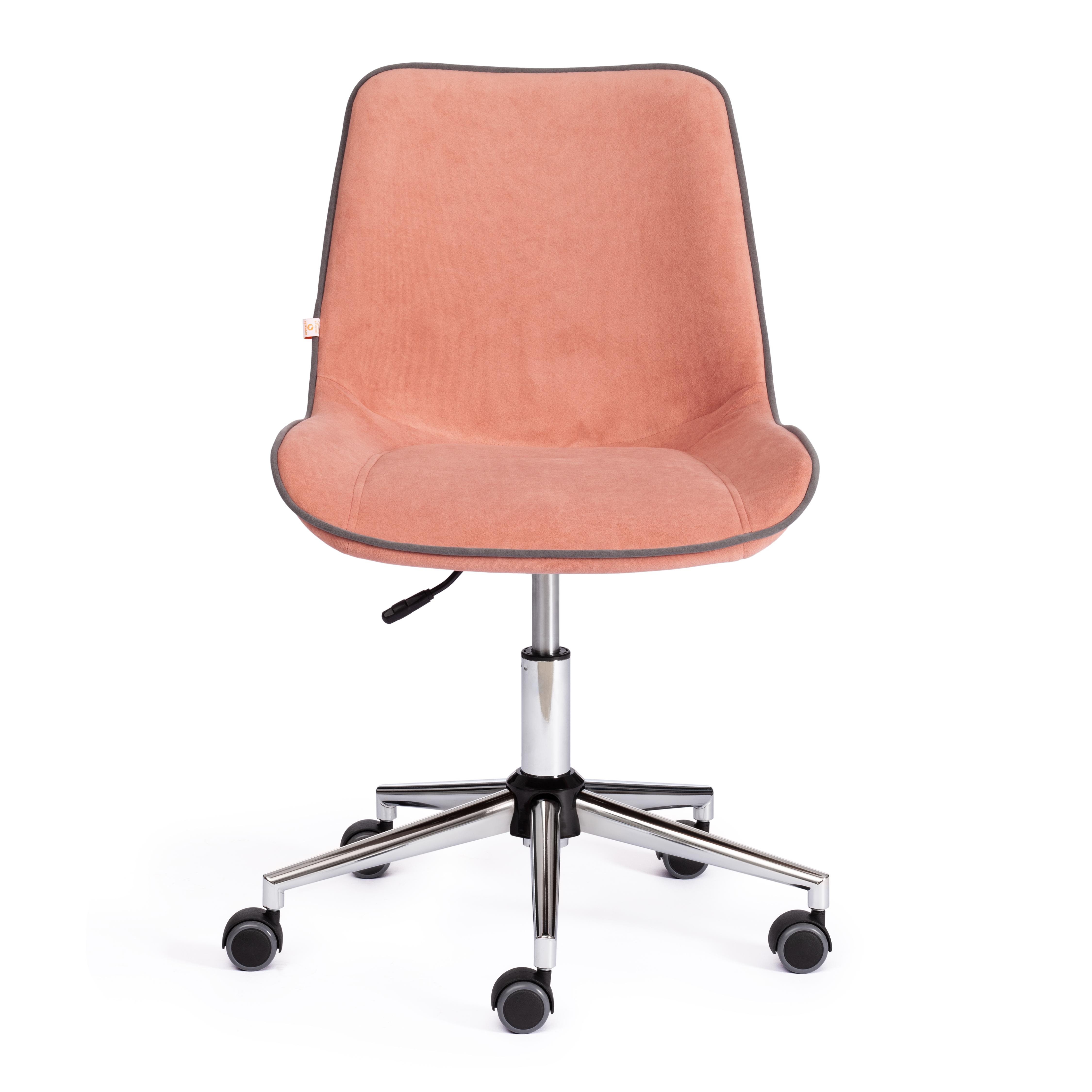 Компьютерное кресло TETCHAIR флок розовый - фото 16