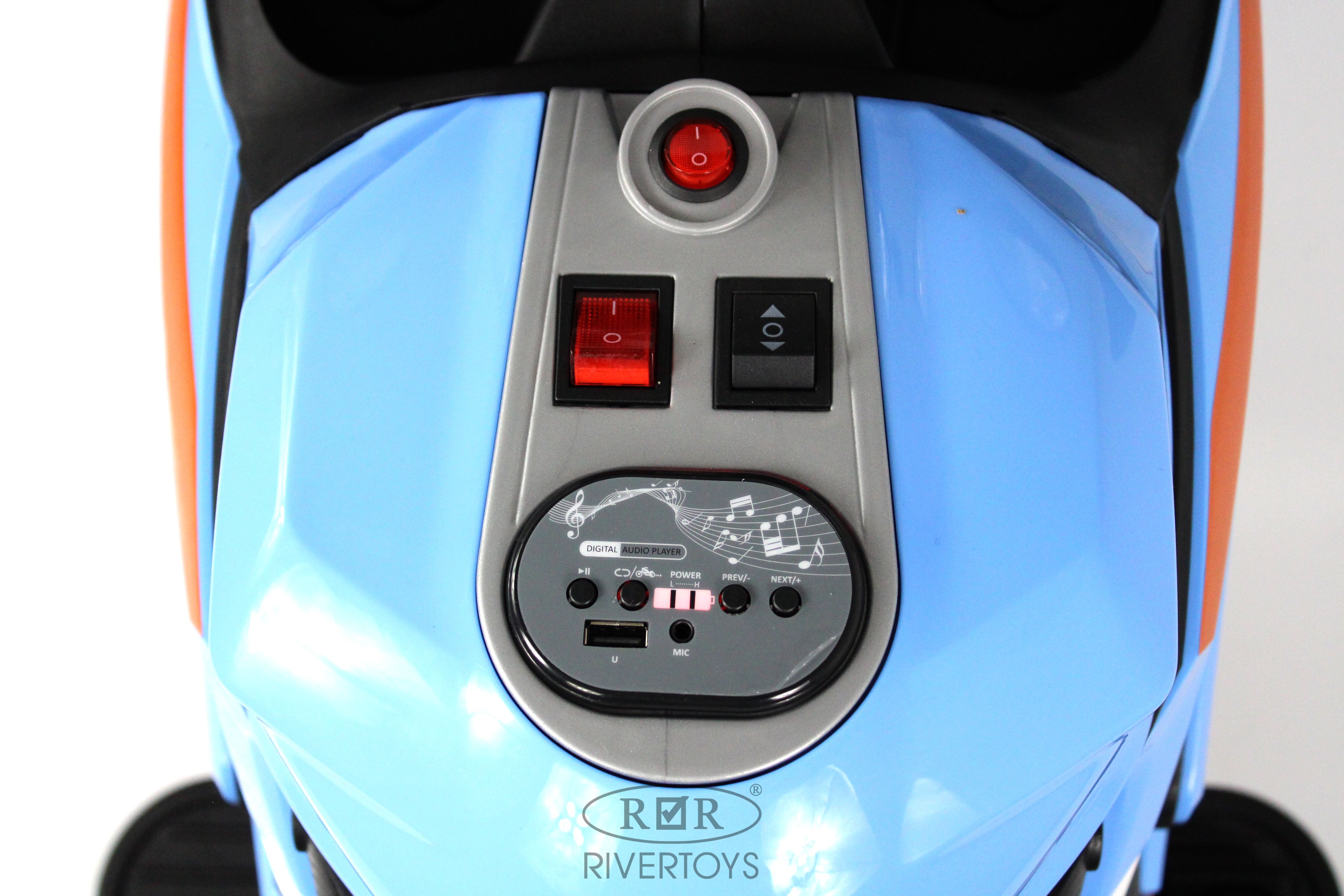 Электромобиль RIVERTOYS C005MC-BLUE - фото 17